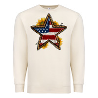 Sandshell western 4th of july star Premium Sweatshirt - HRA Design Shop