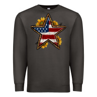 Smoke western 4th of july star Premium Sweatshirt - HRA Design Shop