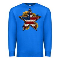 True Royal western 4th of july star Premium Sweatshirt - HRA Design Shop