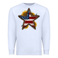 White western 4th of july star Premium Sweatshirt - HRA Design Shop