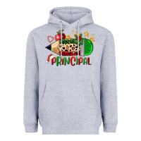 Heather Grey christmas principal pencil Heavyweight Hoodie - FaDigitalArtStudio