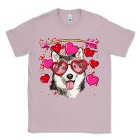 Lilac Valentine's day husky Classic Tee - RanaPortraitStore