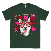 Sports Green Valentine's day husky Classic Tee - RanaPortraitStore