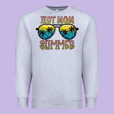 Hot Mom Summer Premium Sweatshirt Designed By Cowhidedigitalart