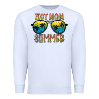 White hot mom summer Premium Sweatshirt - CowhideDigitalArt