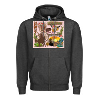 Charcoal Heather wild west western Zipper Hoodie - Zillion Design Studio