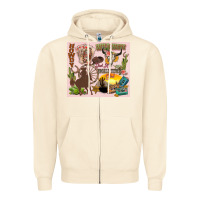 Sandshell wild west western Zipper Hoodie - Zillion Design Studio