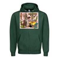 Sports Green wild west western Zipper Hoodie - Zillion Design Studio