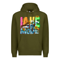 Army Green Lake mode summer Premium Hoodie - NancyCooperArtShop