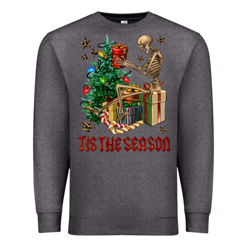 Skeleton Tis The Season Premium Sweatshirt by FaDigitalArtStudio | Teevron