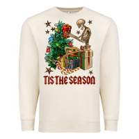 Sandshell Skeleton tis the season Premium Sweatshirt - FaDigitalArtStudio