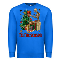 True Royal Skeleton tis the season Premium Sweatshirt - FaDigitalArtStudio