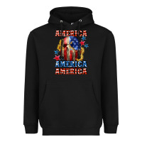 Black America skeleton 4th of july Heavyweight Hoodie - CowGirlArtShop