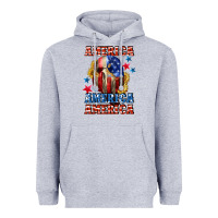 Heather Grey America skeleton 4th of july Heavyweight Hoodie - CowGirlArtShop