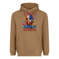 Toasted Coconut America skeleton 4th of july Heavyweight Hoodie - CowGirlArtShop
