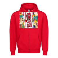 Red teacher Zipper Hoodie - Zillion Design Studio