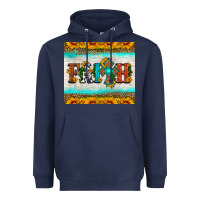 Navy faith cross and sunflower tumbler Heavyweight Hoodie - HRA Design Shop