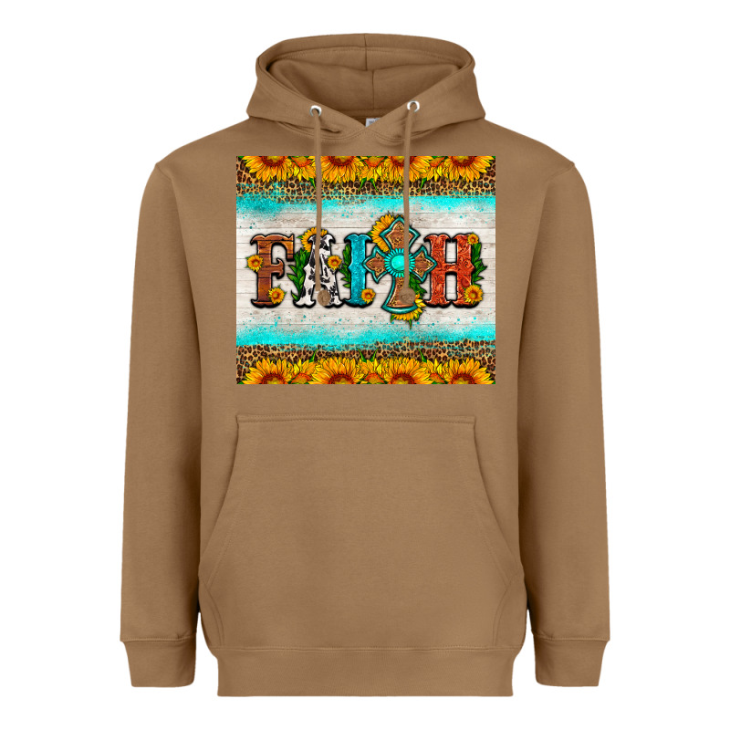 Faith Cross And Sunflower Tumbler Heavyweight Hoodie by HRA Design Shop | Teevron