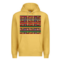Antique Gold Christmas lights serape Premium Hoodie - BarkalooDesign
