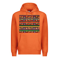 Carrot Christmas lights serape Premium Hoodie - BarkalooDesign