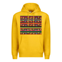 Lemon Christmas lights serape Premium Hoodie - BarkalooDesign