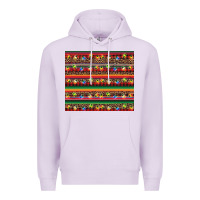 Lilac Christmas lights serape Premium Hoodie - BarkalooDesign