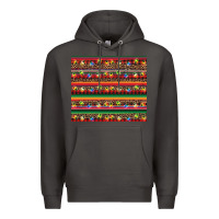 Smoke Christmas lights serape Premium Hoodie - BarkalooDesign