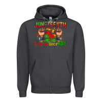 Smoke juneteenth free ish since 1865 Zipper Hoodie - texasbilliewilder