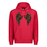 Cardinal leopard camouflage wings Premium Hoodie - RanaPortraitStore