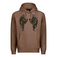 Chestnut leopard camouflage wings Premium Hoodie - RanaPortraitStore