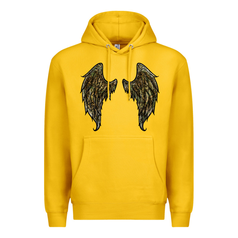 Leopard Camouflage Wings Premium Hoodie by RanaPortraitStore | Teevron