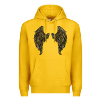 Lemon leopard camouflage wings Premium Hoodie - RanaPortraitStore