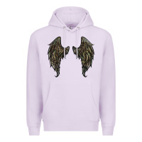 Lilac leopard camouflage wings Premium Hoodie - RanaPortraitStore