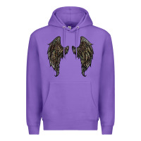 Purple leopard camouflage wings Premium Hoodie - RanaPortraitStore