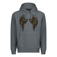 Rock leopard camouflage wings Premium Hoodie - RanaPortraitStore