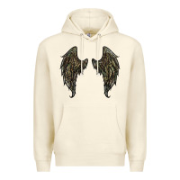 Sandshell leopard camouflage wings Premium Hoodie - RanaPortraitStore