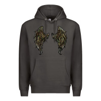 Smoke leopard camouflage wings Premium Hoodie - RanaPortraitStore