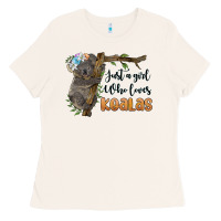 Just A Girl Who Loves Koalas Ladies Tee | Teevron