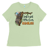 Matcha just a girl who loves koalas Ladies Tee - BarkalooDesign