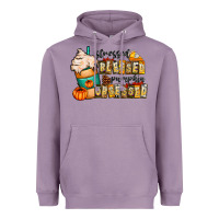 Stressed Blessed Pumpkin Obsessed Heavyweight Hoodie | Teevron