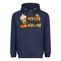 Navy stressed blessed pumpkin obsessed Heavyweight Hoodie - CowhideDigitalArt