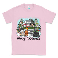 Bubblegum Pink merry christmas gnomes Classic Tee - Zillion Design Studio