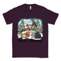 Plum merry christmas gnomes Classic Tee - Zillion Design Studio