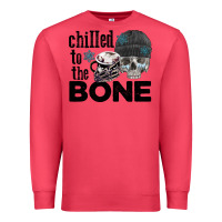 Cardinal Chilled to the bone skull winter Premium Sweatshirt - FaDigitalArtStudio