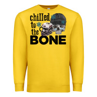 Lemon Chilled to the bone skull winter Premium Sweatshirt - FaDigitalArtStudio