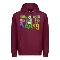 Burgundy fat tuesday mardi gras Premium Hoodie - Jasminsmagicworld