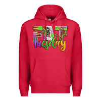 Cardinal fat tuesday mardi gras Premium Hoodie - Jasminsmagicworld
