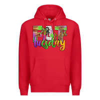 Red fat tuesday mardi gras Premium Hoodie - Jasminsmagicworld
