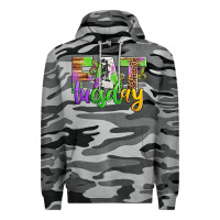 Slate Camo fat tuesday mardi gras Premium Hoodie - Jasminsmagicworld