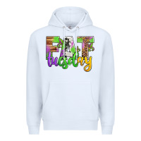 White fat tuesday mardi gras Premium Hoodie - Jasminsmagicworld